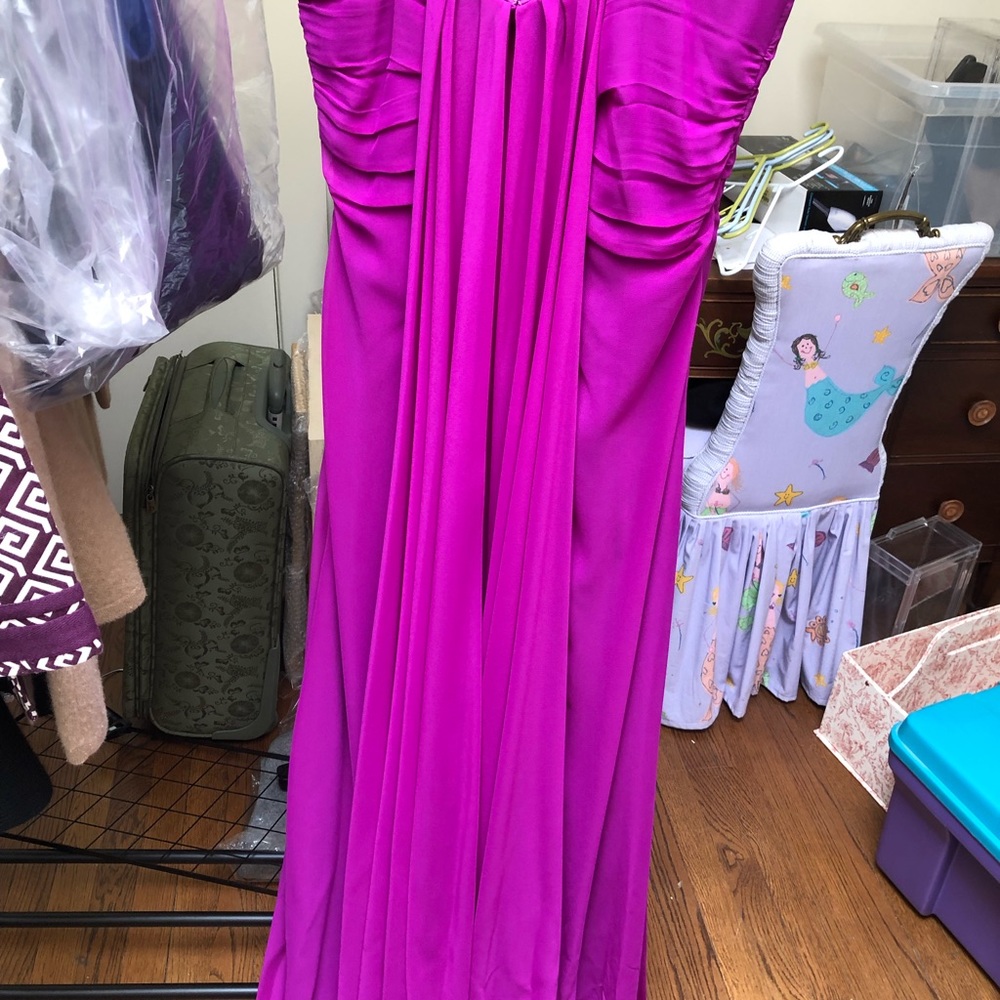 Beautiful dark pink gown